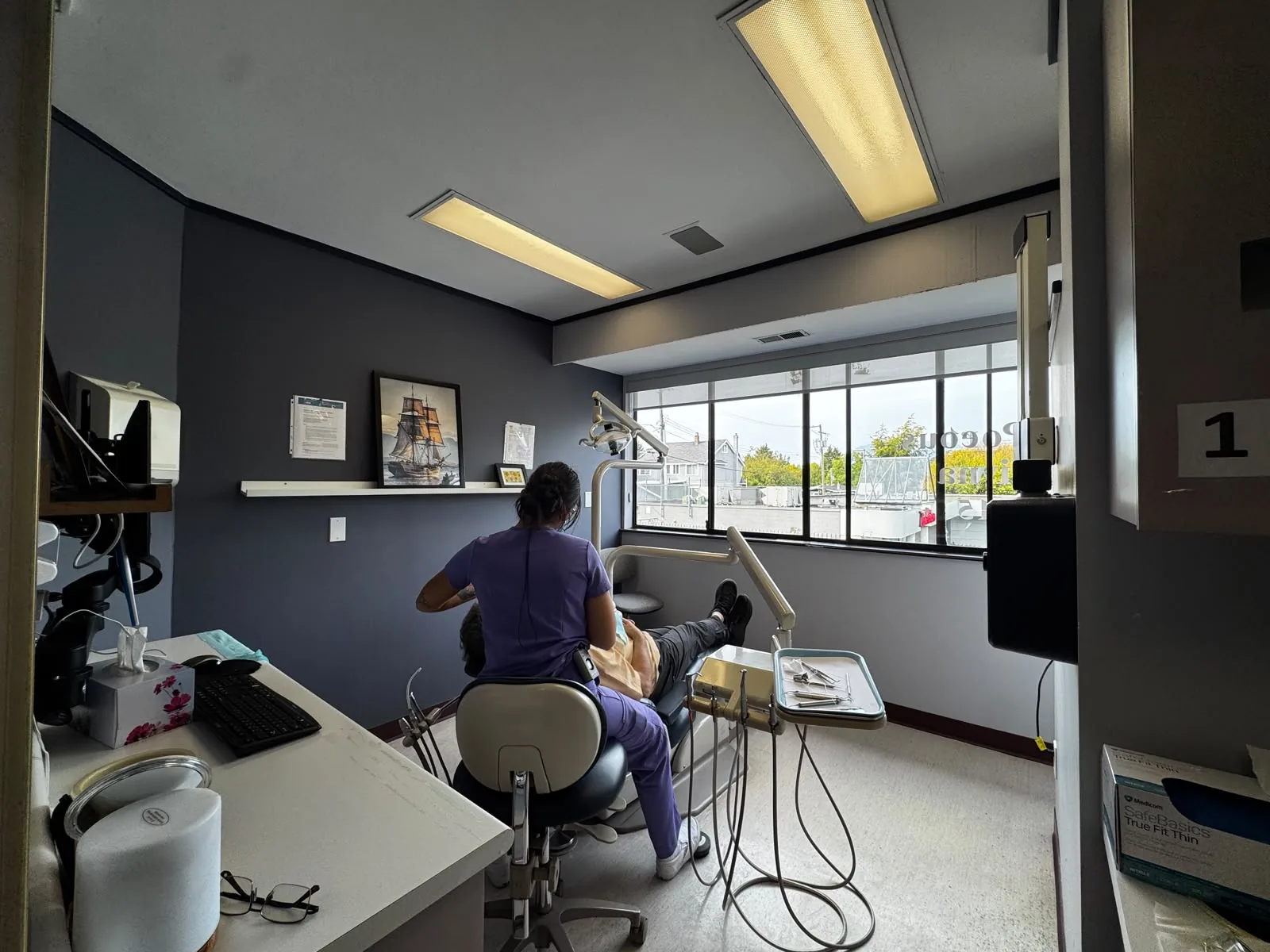 Dunbar Smiles treatment room with modern dental equipment