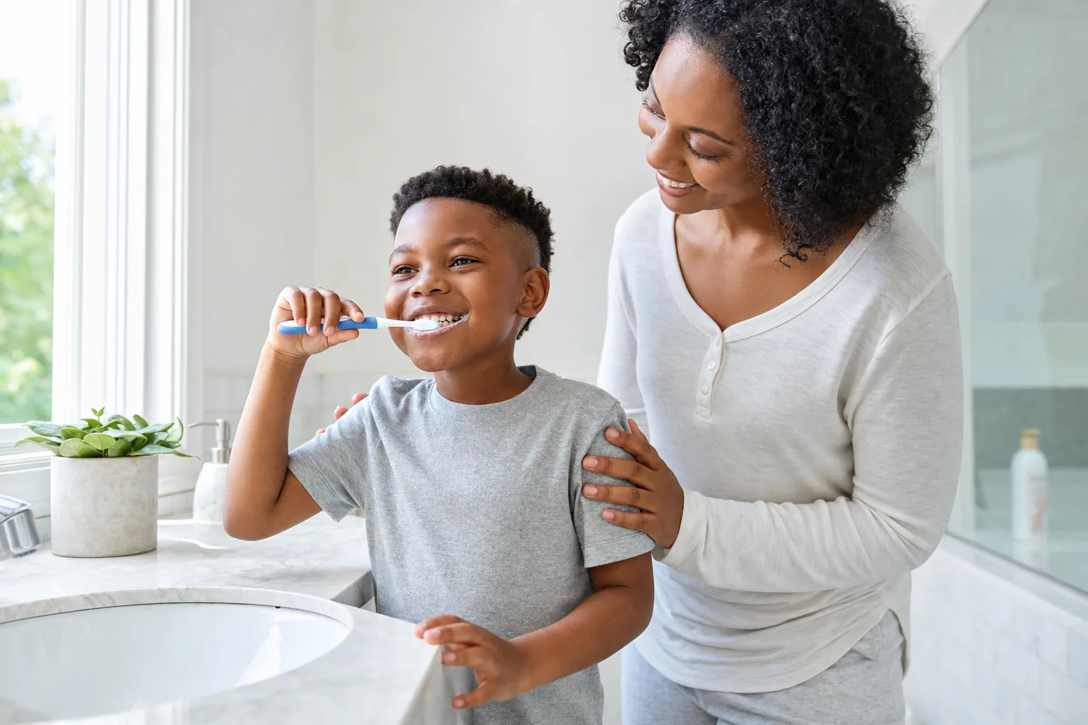 Preventive oral hygiene and brushing guidance