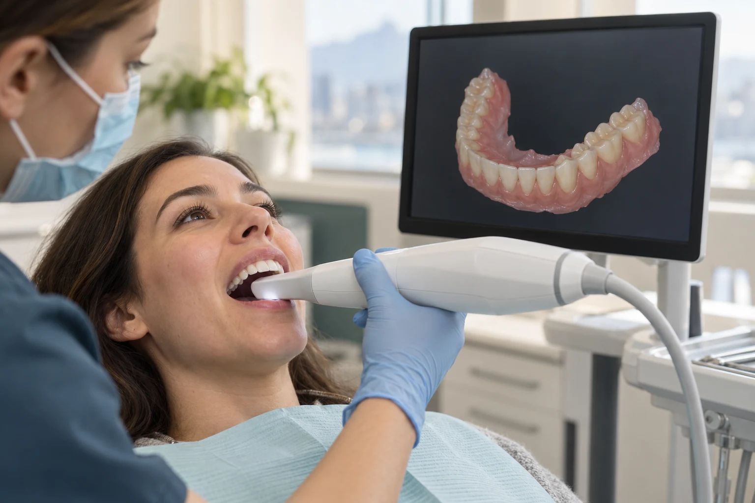 Digital 3D intraoral scanning